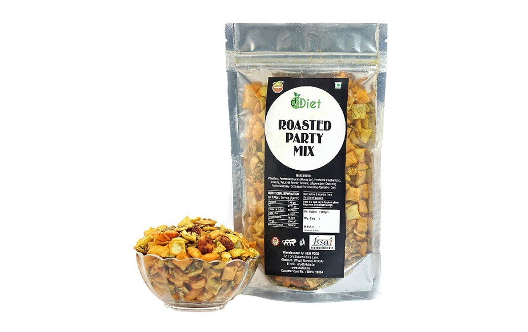D4Diet Roasted Party Mix    Shrink Pack  200 grams